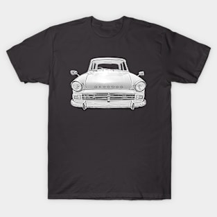 Hillman Minx Series V 1960s classic car monochrome T-Shirt